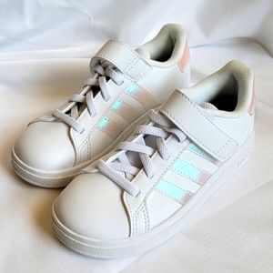 Brand new iridescent kids Adidas